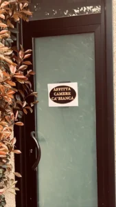 Ingresso Affittacamere Cà Bianca